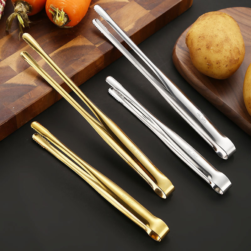 Kitchen Appliances And Utensils - 2Pcs Kitchen Tongs Stainless Steel Barbecue
