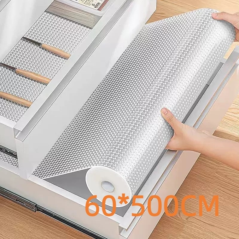 Kitchen Appliances Cabinet - Non-Adhesive EVA Shelf Liner with Dots