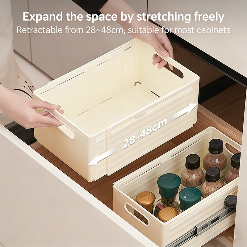 Kitchen Appliances Cabinet - Scalable Drawer Organizer, Adjustable Household Cabinet