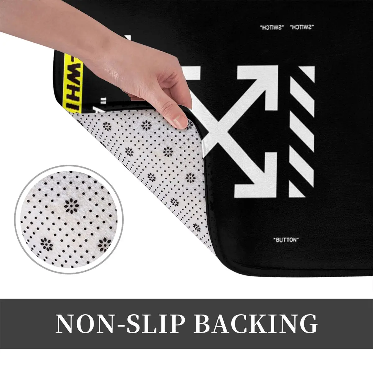 Off-white Doormat Durable Carp – Kitchen Appliances White recenzja i cena
