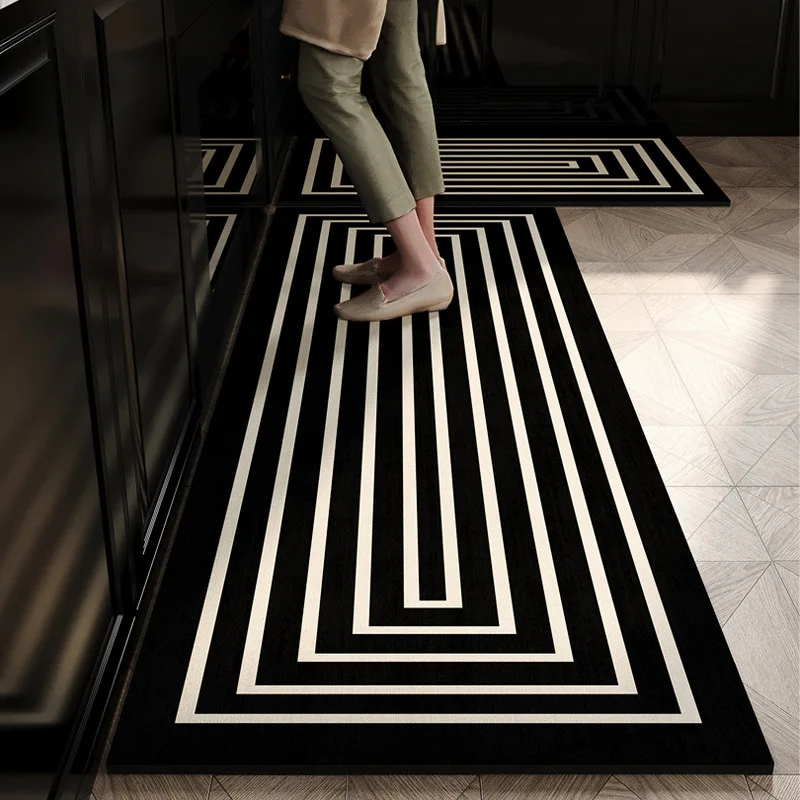 VIKAMA 2 Pcs Kitchen Rug Set N – Kitchen Appliances White recenzja i cena