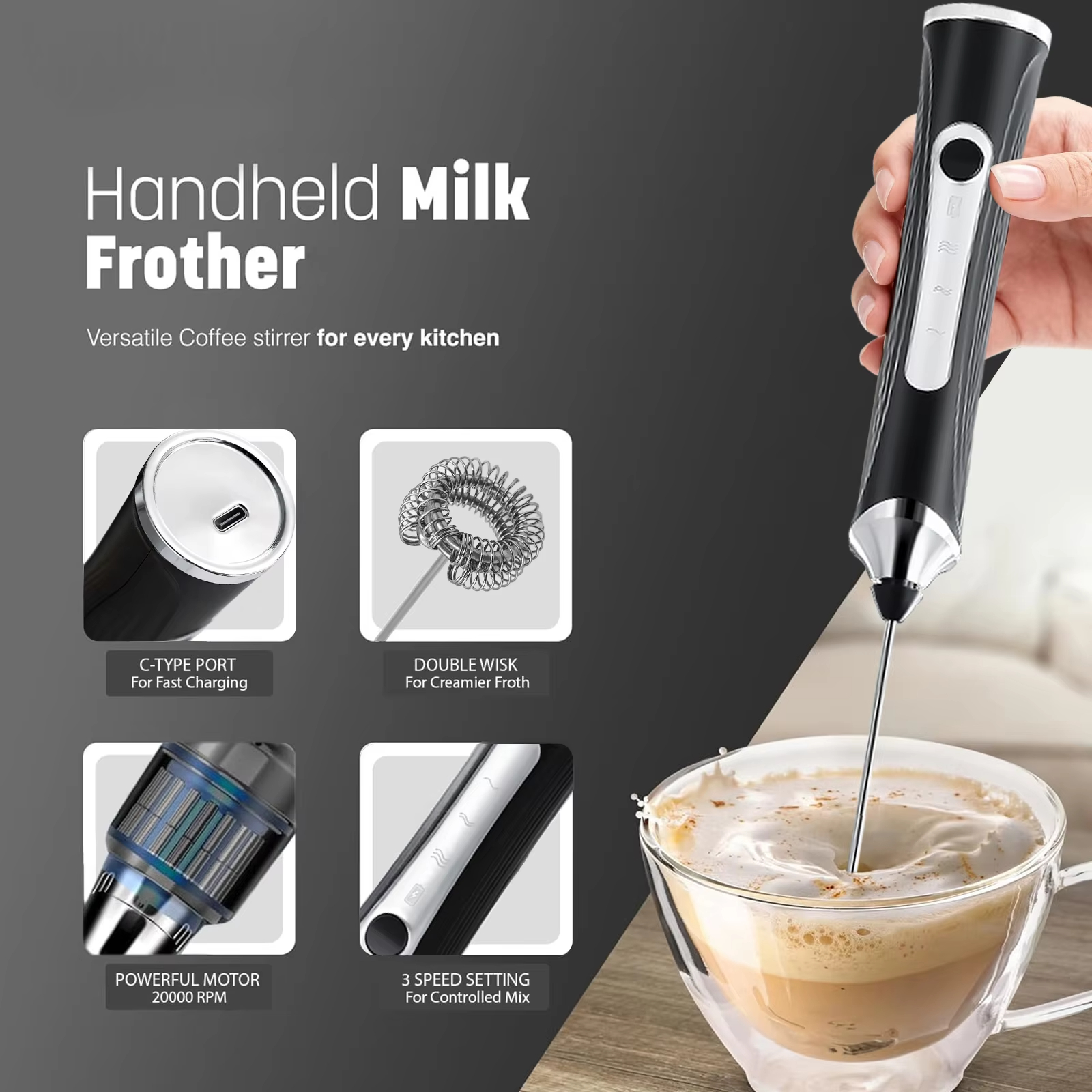 Electric milk frother, milk co – Kitchen Appliances Germany recenzja i cena