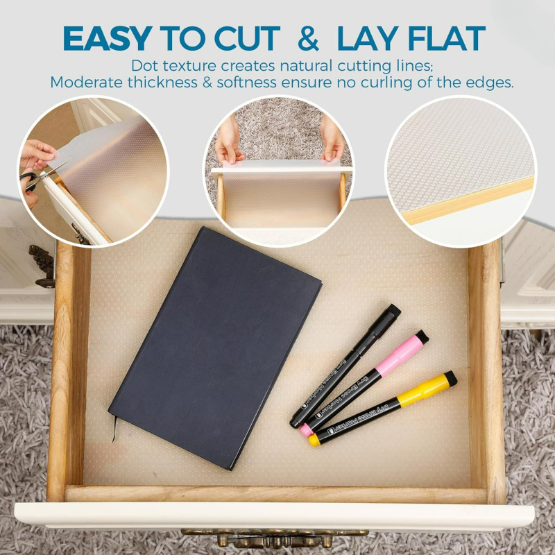 Non-Adhesive EVA Shelf Liner w – Kitchen Appliances Cabinet recenzja i cena