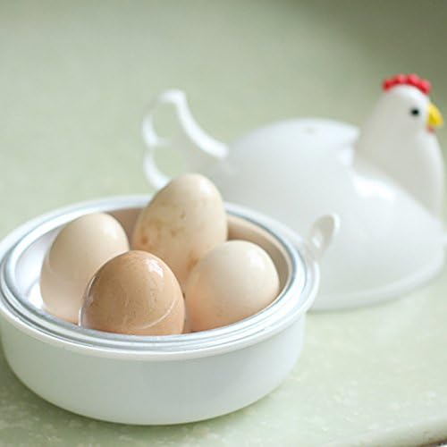 Chicken Shaped Microwave Eggs  – Kitchen Appliances White recenzja i cena