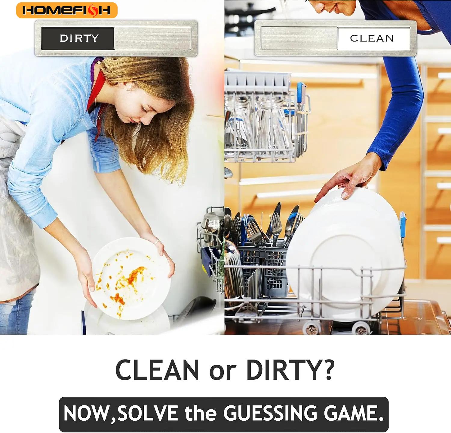 Dishwasher Magnet Clean Dirty  – Kitchen Appliances White recenzja i cena