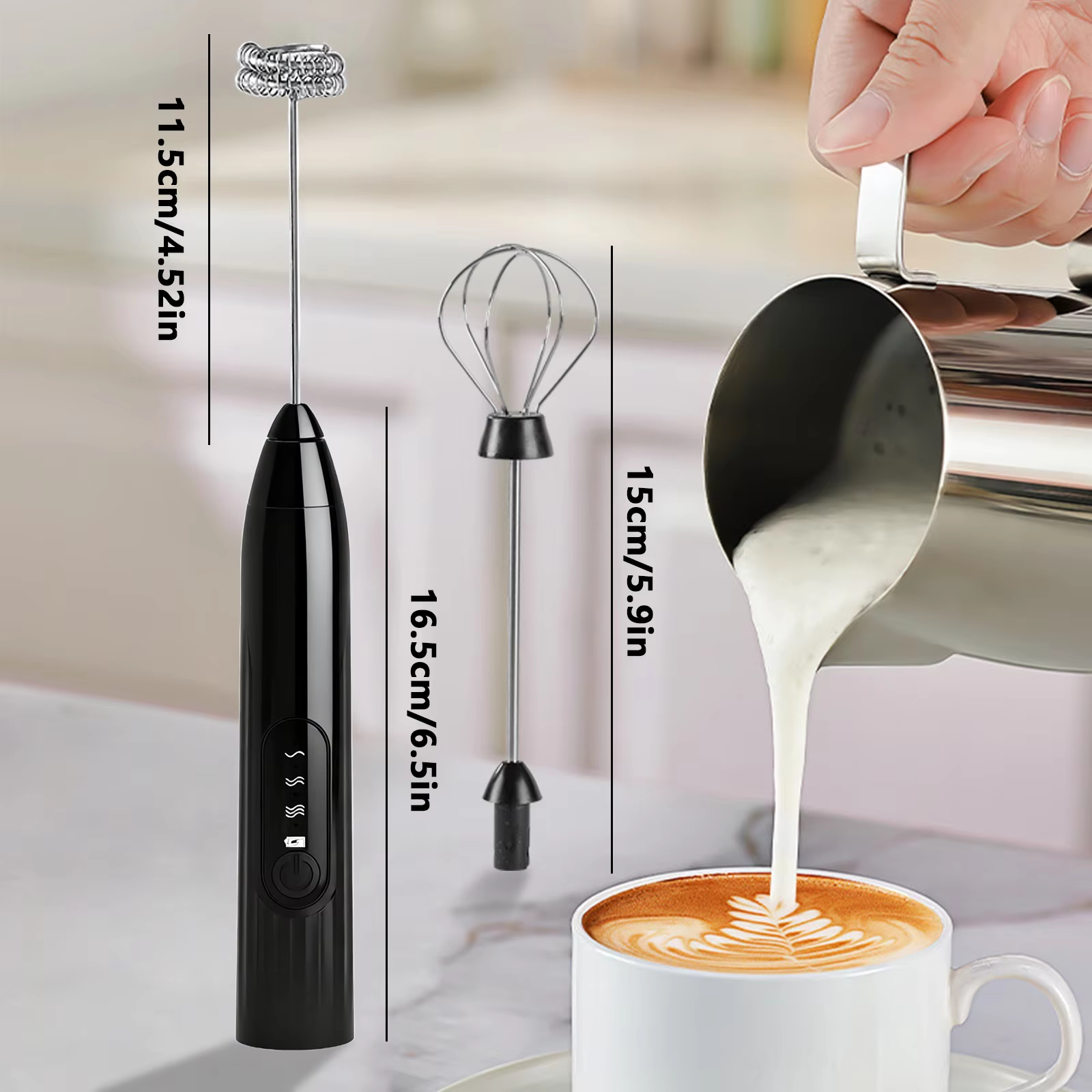 Wireless electric milk mixer - – Hand Mixer Electric recenzja i cena