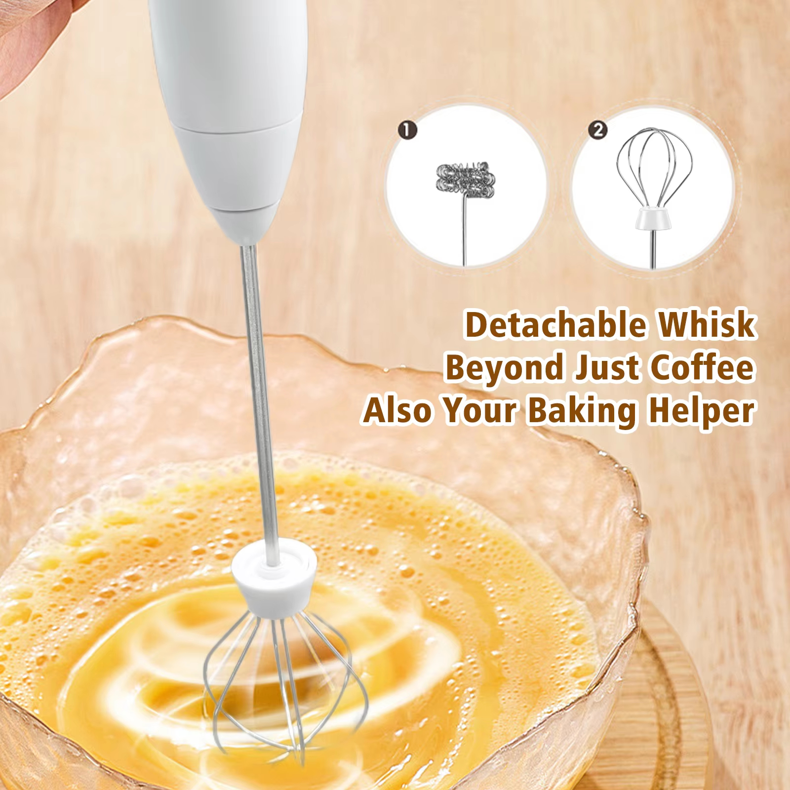 Wireless electric milk mixer - – Hand Mixer Electric recenzja i cena