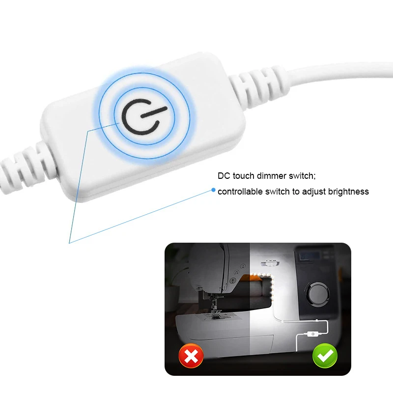 USB 5V 1m 2m 3m LED Sewing Mac – Kitchen Appliances White recenzja i cena