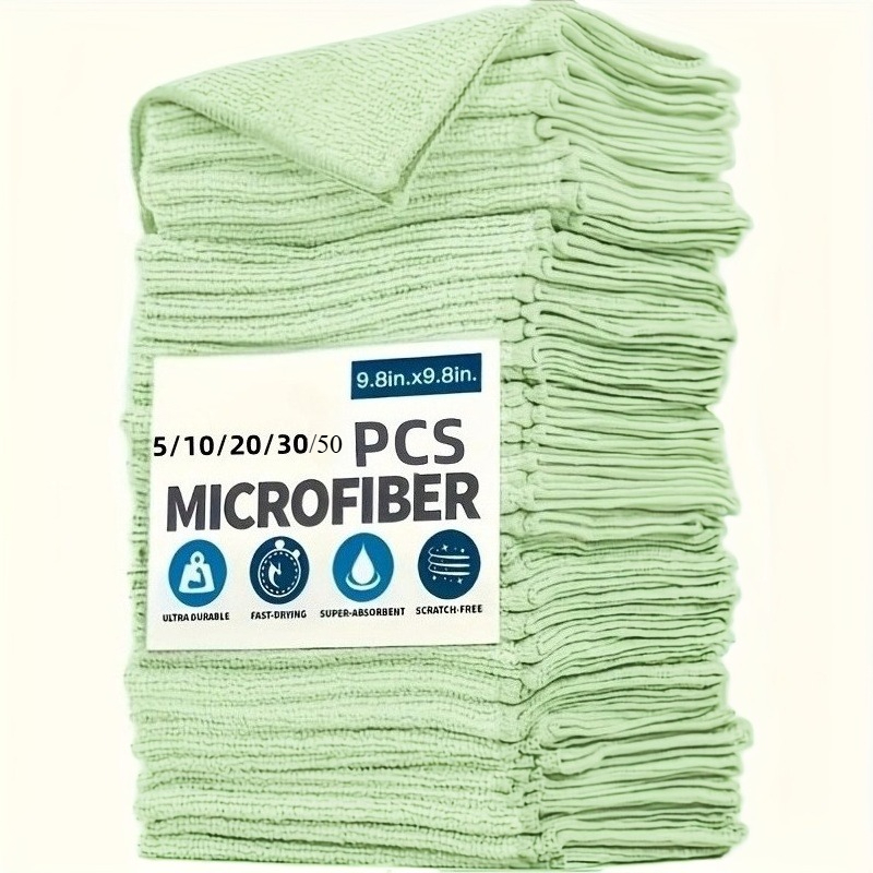1-50Pcs Light Green Microfiber – Kitchen Appliances And Utensils recenzja i cena