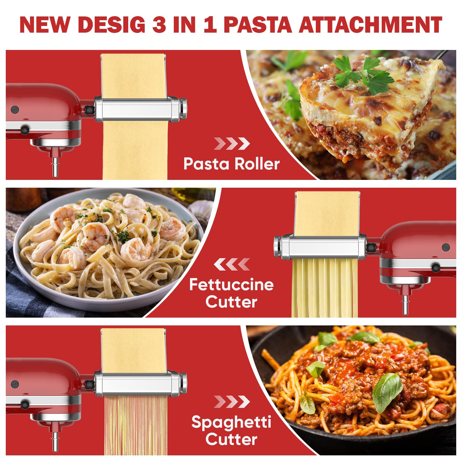 Gvode 3 in 1 Pasta Attachment  – Kitchen Appliances Germany recenzja i cena