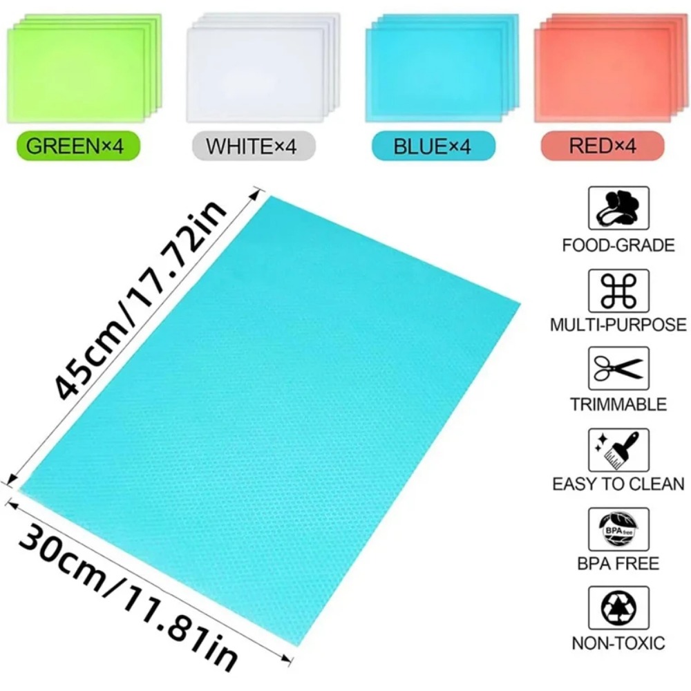 4PCS/Set Refrigerator Lining K – Kitchen Appliances Cabinet recenzja i cena