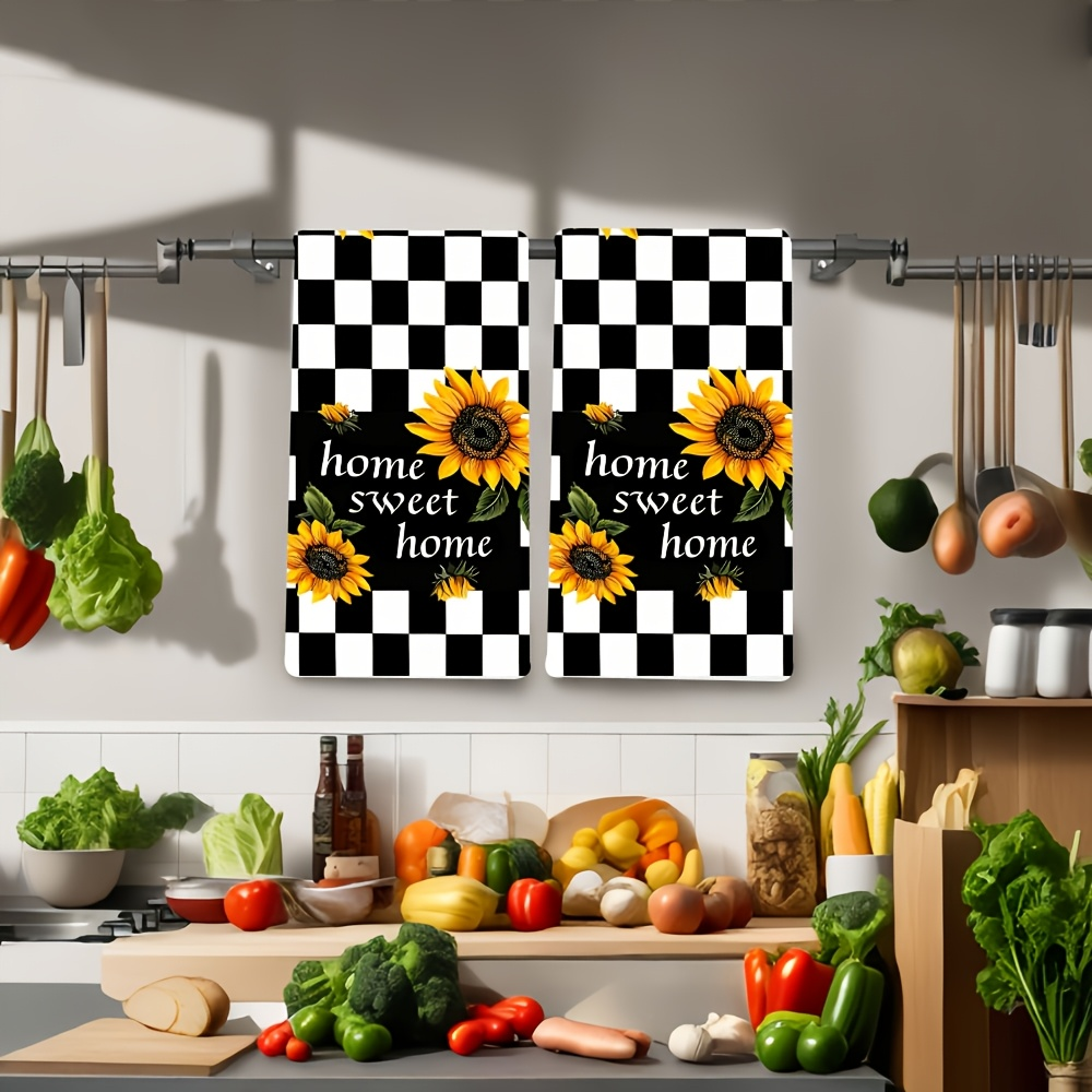 2-Pack Black and White Plaid S – Kitchen Appliances White recenzja i cena