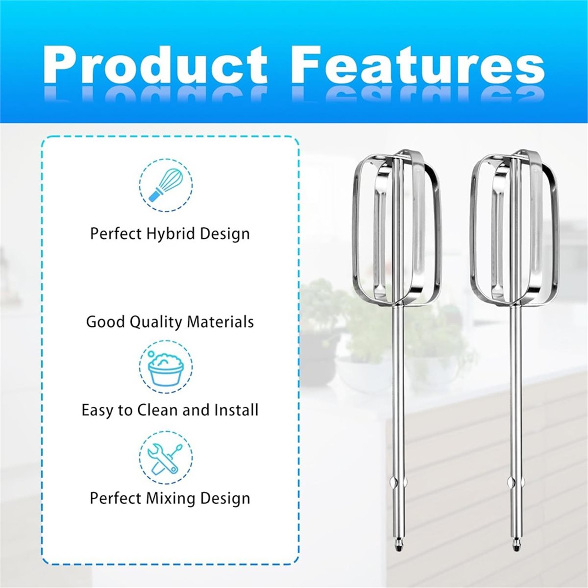 2pcs Hand Mixer Beaters Attach – Hand Mixer Electric recenzja i cena