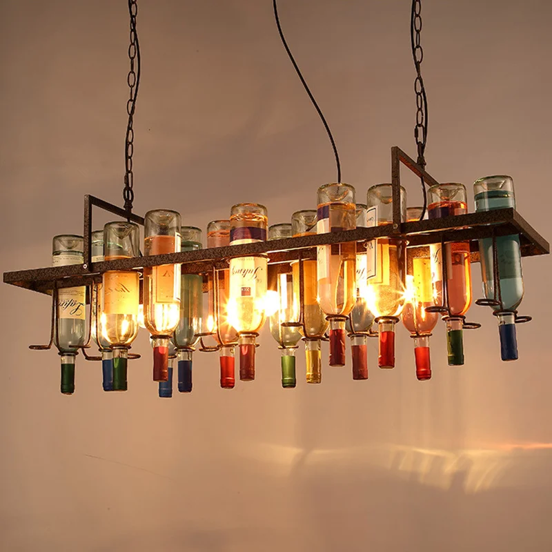 Vintage Wine Bottle Iron Led L – Kitchen Appliances White recenzja i cena