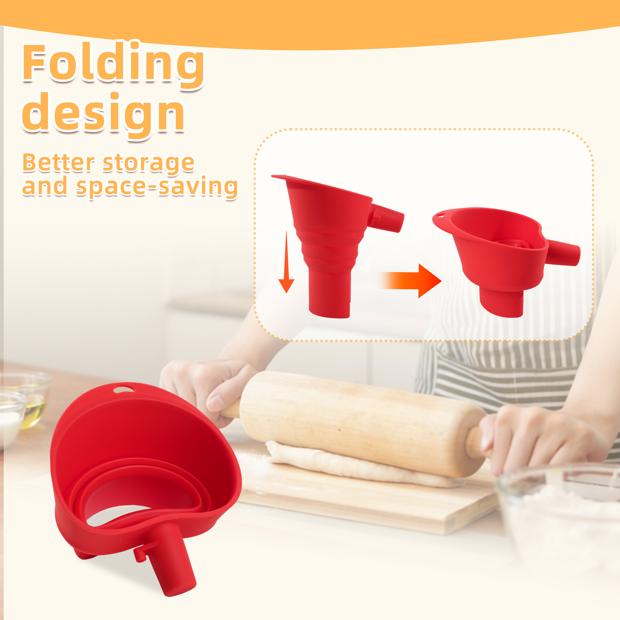 1/3pcs mix Silicone Flour Funn – Kitchen Appliances Germany recenzja i cena